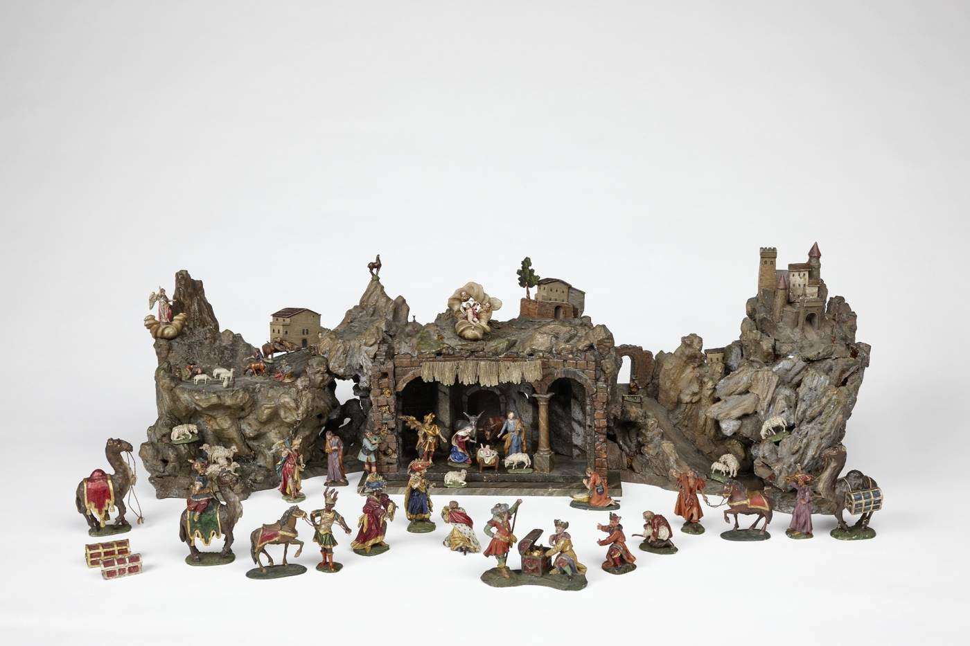 Krippe (kleine Weihnachtskrippe), Franz de Paula Hitzl (1738–1819), Fritz Hitzl (1791–1856), 1785–1797, © Salzburg Museum
