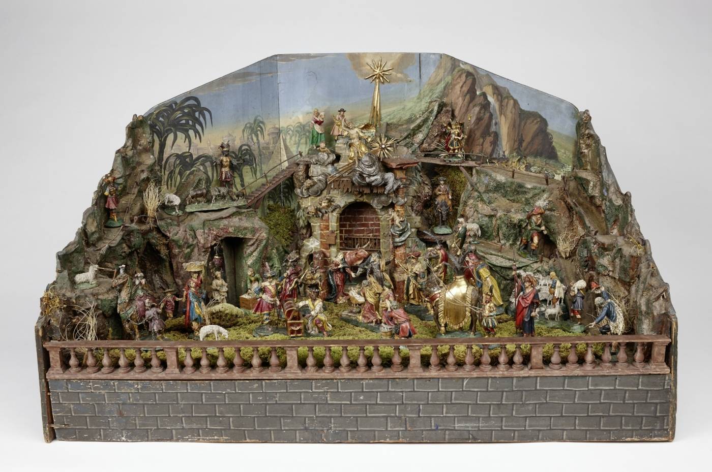 Krippe (Große Weihnachtskrippe), mit Jesuskind von Rabitsch, Franz de Paula Hitzl (1738–1819), Franz Hitzl, Sohn (1791–1856), 2. Hälfte 18. Jahrhundert/1.Hälfte 19.Jahrhundert, © Salzburg Museum